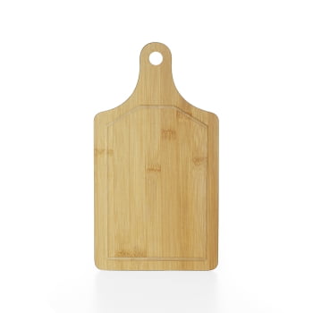 Tábua de Corte Personalizada 33x18 cm Bambu com Canaleta X18580 Brindes Personalizados