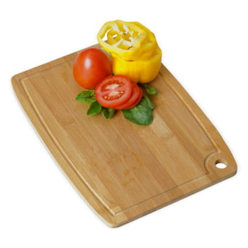 Tábua de Corte Personalizada 33x24 cm Bambu com Canaleta X18592 Brinde Personalizado