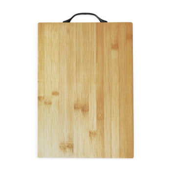 Tábua de Corte Personalizada 34x24 cm Bambu com Alça X18589 Brindes Personalizados