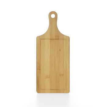 Tábua de Corte Personalizada 39x16 cm Bambu com Canaleta X18586 Brindes Personalizados