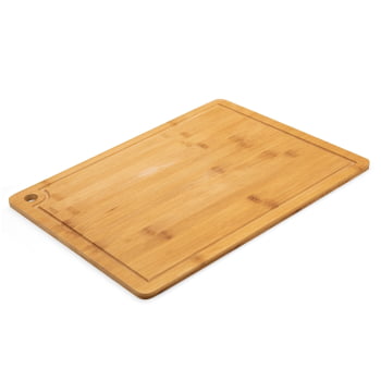 Tábua de Corte Personalizada 40x30 cm Bambu com Canaleta X18608 Brindes Personalizados
