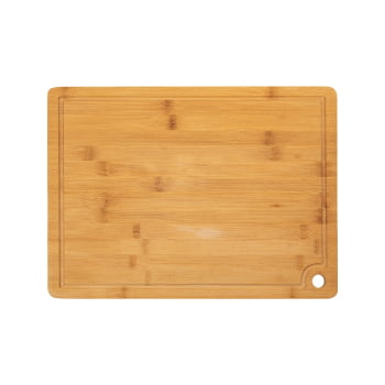 Tábua de Corte Personalizada 40x30 cm Bambu com Canaleta X18608 Brindes Personalizados