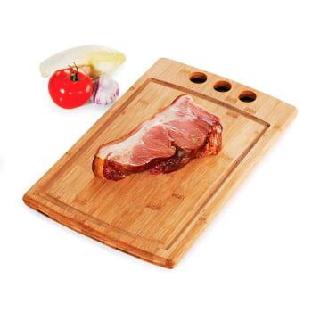 Tábua Personalizada para Churrasco Bambu 37x22 cm SMTA-21003 Brindes Personalizados