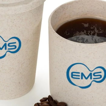 Kit Copo e Caneca Personalizado Bambu 2 Peças SMKT-90160 Brindes Personalizados