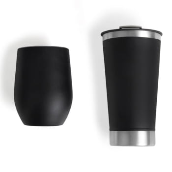 Kit Copos Personalizado 2 Peças 340 ML / 500 ML SMKT-90297 Brinde Personalizado