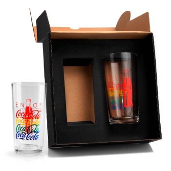 Kit Copos Personalizado 2 Peças 390 ML SMVI-00422-470 Brinde Personalizado