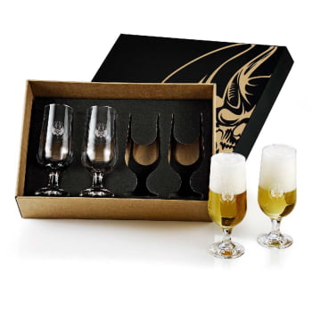 Kit Copos Personalizado 4 Peças 300 ML SMVI-00304 Brinde Personalizado