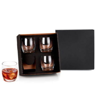 Kit Copos Personalizado 4 Peças 330 ML SMVI-00504 Brinde Personalizado