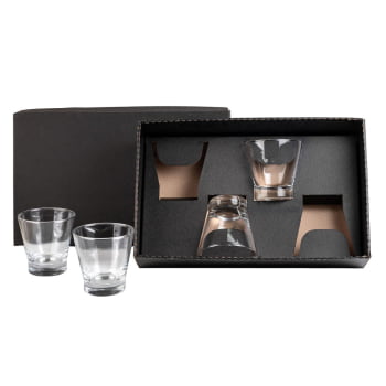 Kit Copos Personalizado 4 Peças 350 ML SMVI-00354 Brinde Personalizado
