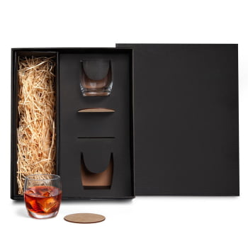Kit Copos Personalizado Vidro 330 ML SMVI-18522 Brindes Personalizados