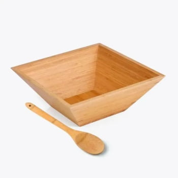Kit Cozinha Personalizado Bambu 2 Peças SMCJ-00293 Brinde Personalizado