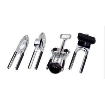 Kit Cozinha Personalizado Bambu 5 Peças SMKB-00463 Brindes Personalizados