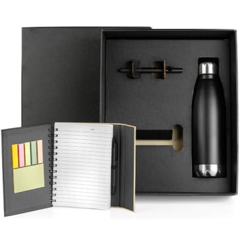 Kit Escritório 3 Peças SMKT-9033Z Brindes Personalizados