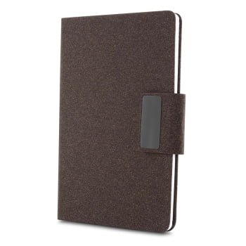 Kit Escritório Personalizado A5 em Pu e Fibra de Café ou Chá ASICAD445 Brindes Personalizados