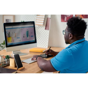 Suporte de Celular Personalizado Bambu SP93638 Brinde Personalizado