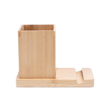 Suporte de Celular Personalizado Bambu SP93638 Brinde Personalizado