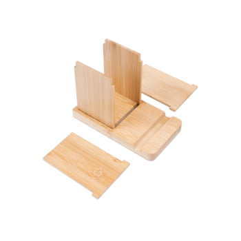 Suporte de Celular Personalizado Bambu SP93638 Brinde Personalizado