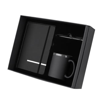 Kit Executivo Personalizado Caderno, Caneca e Caneta Metalica ASICJ410 Kit Executivo Personalizado Caderno, Caneca e Caneta Metalica ASICJ410