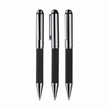 Kit Executivo Personalizado Caderno e Caneta Metálica ASICAD180