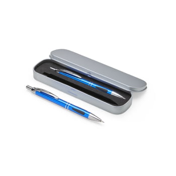 Kit Executivo Personalizado Caneta e Lapiseira Metal X06078 Brinde Personalizado