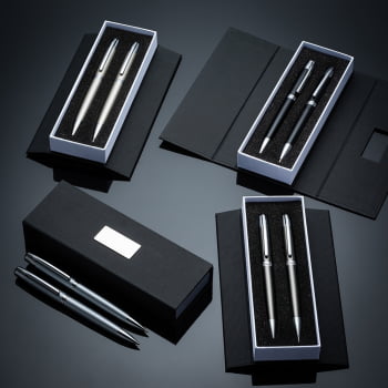 Kit Executivo Personalizado Caneta e Lapiseira Metal X181PAR Brindes Personalizados