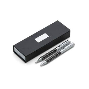 Kit Executivo Personalizado Caneta e Lapiseira Metal X201PAR Brinde Personalizado