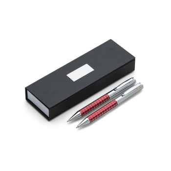 Kit Executivo Personalizado Caneta e Lapiseira Metal X201PAR Brinde Personalizado