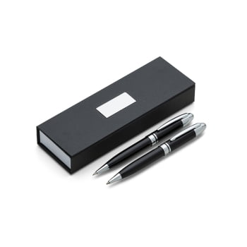 Kit Executivo Personalizado Caneta e Lapiseira Metálica X180PAR Brinde Personalizado