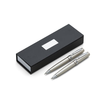 Kit Executivo Personalizado Caneta e Lapiseira Metálica X182PAR Brinde Personalizado