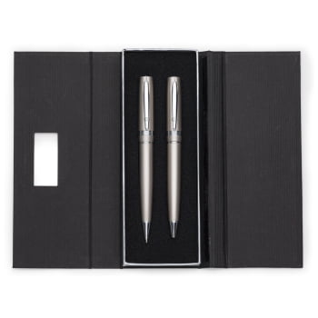 Kit Executivo Personalizado Caneta e Lapiseira Metálica XP@15153 Brinde Personalizado