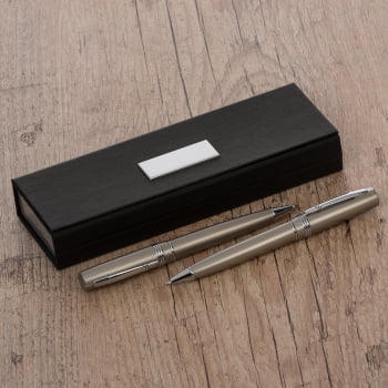Kit Executivo Personalizado Caneta e Lapiseira Metálica XP@15153 Brinde Personalizado