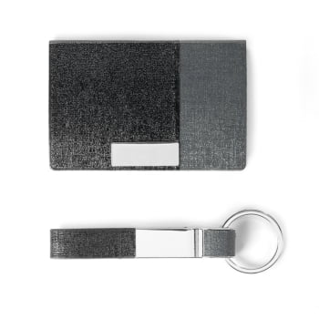 Kit Executivo Personalizado Metal 2 Itens SP93314 Brinde Personalizado