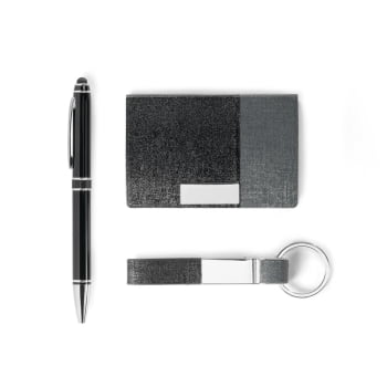 Kit Executivo Personalizado Metal 3 Itens SP93315 Brindes Personalizados