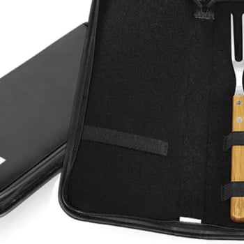 Kit Facas Personalizados Madeira / Inox 3 Peças SMPB-00133 Brindes Personalizados