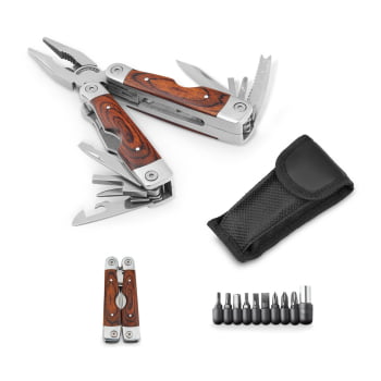 Kit Ferramenta Personalizado Alicate Dobrável Multifunções SP94022 Brinde Personalizado