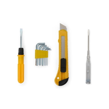 Kit Ferramenta Personalizado com 4 Peças X08402 Brindes Personalizados