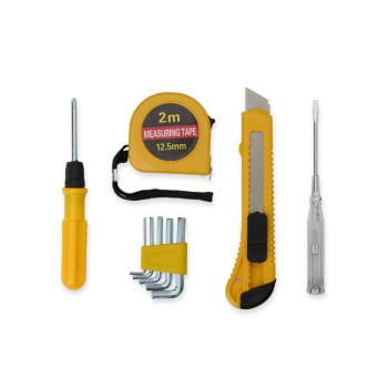 Kit Ferramenta Personalizado com 5 Peças X08403 Brinde Personalizado 