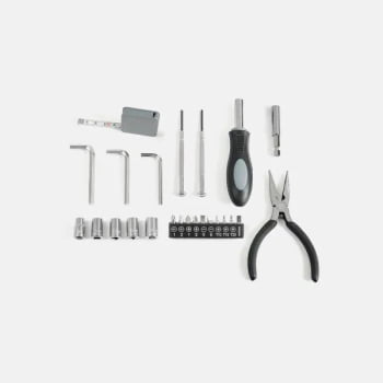 Kit Ferramentas Personalizado Alumínio 24 Peças SMFE-00900 Brindes Personalizados