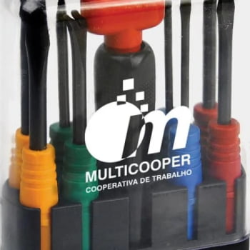 Kit Ferramentas Personalizado Polipropileno 10 Peças SMFE-00890 Brinde Personalizado