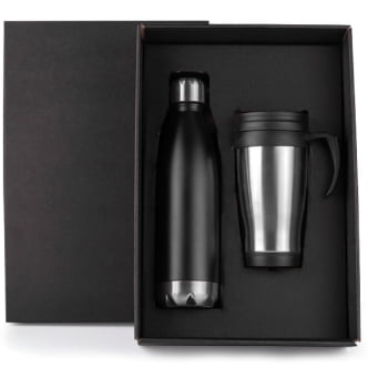 Kit Garrafa e Caneca 2 Peças 750 ML SMKT-9040U Brindes Personalizados