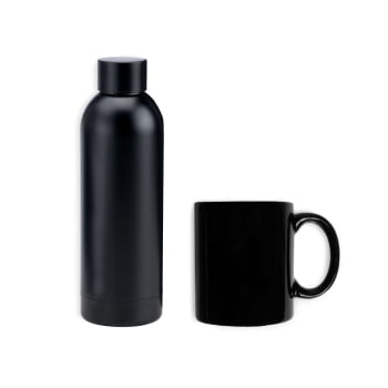 Kit Garrafa e Caneca 2 Peças SMKT-90361 Brindes Personalizados