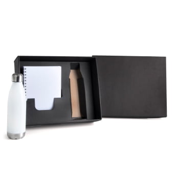 Kit Garrafa e Acessórios Personalizado 2 Peças SMKT-90287 Brindes Personalizado