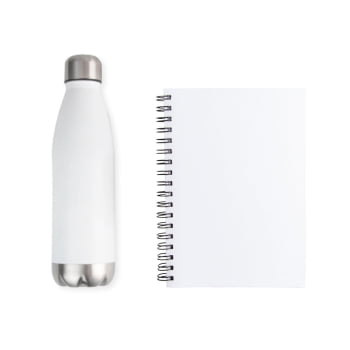 Kit Garrafa e Acessórios Personalizado 2 Peças SMKT-90287 Brindes Personalizado