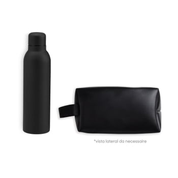 Kit Garrafa e Acessórios Personalizado 2 Peças SMKT-90363 Brinde Personalizado