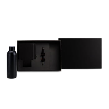 Kit Garrafa e Acessórios Personalizado 3 Peças SMKT-90358 Brinde Personalizado