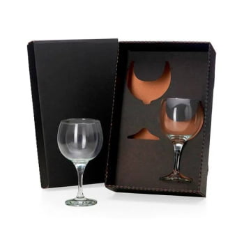Kit Gin Personalizado Vidro 2 Peças SMVI-08622 Brindes Personalizados
