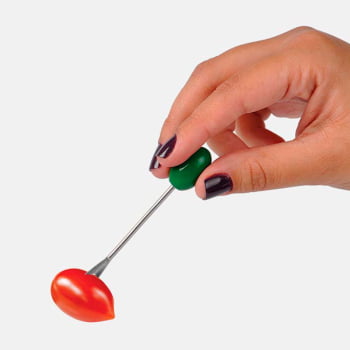 Kit Petisco Personalizado Bambu e Inox 10 Peças SMPD-03323 Brinde Personalizado