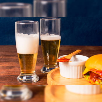 Kit Petisco Personalizado Bambu, Porcelana e Vidro 5 Peças SMKT-90250 Brinde Personalizado