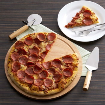 Kit Pizza Personalizada Bambu 3 Peças X12957 Brinde Personalizado