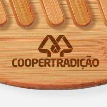 Kit Pizza Personalizado Madeira / Inox / Bambu 11 Peças SMPD-10353 Brinde Personalizado